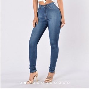 Fashion Nova Billy Jeans High Waist size 1x